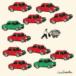 Hong Kong Traffic  - AS Colour Carrie Tote Bag  Design