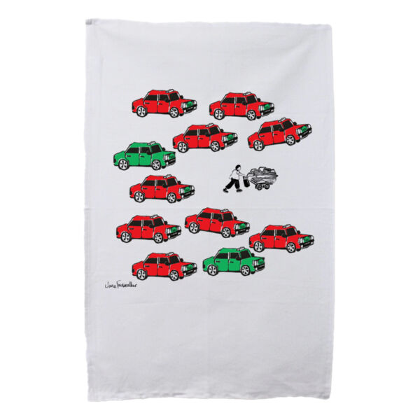 Hong Kong Traffic Tea Towel - Tea Towel Thumbnail